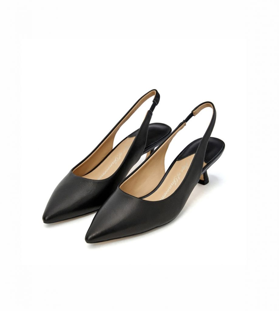 Слингбэки на низком каблуке — самые модные туфли этого сезона. Где купить и с чем носить?