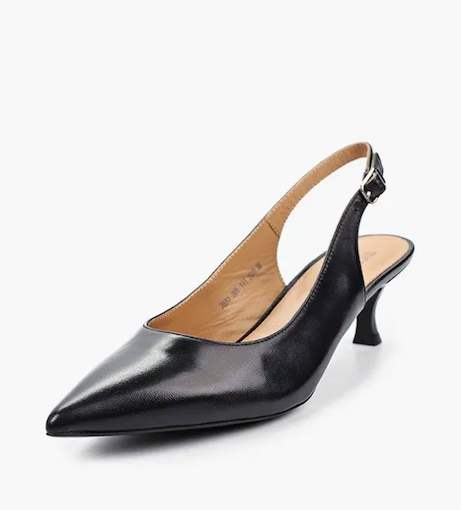 Слингбэки на низком каблуке — самые модные туфли этого сезона. Где купить и с чем носить?