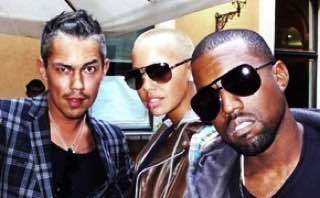 Александр Рогов, Эмбер Роуз и Канье Уэст. Фото: социальные сети