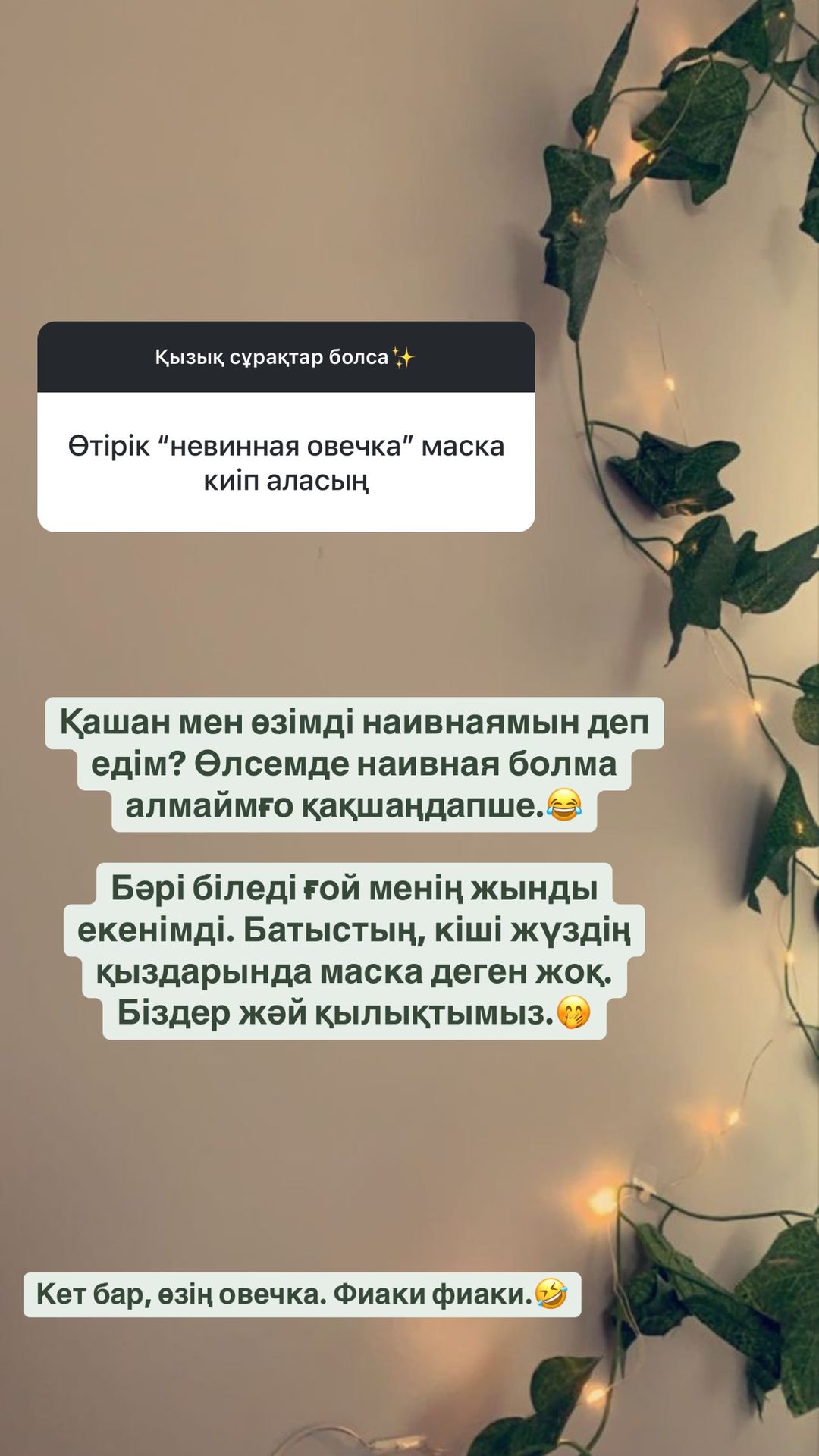 Ерке Есмахан желіде хейтеріне жауап берді