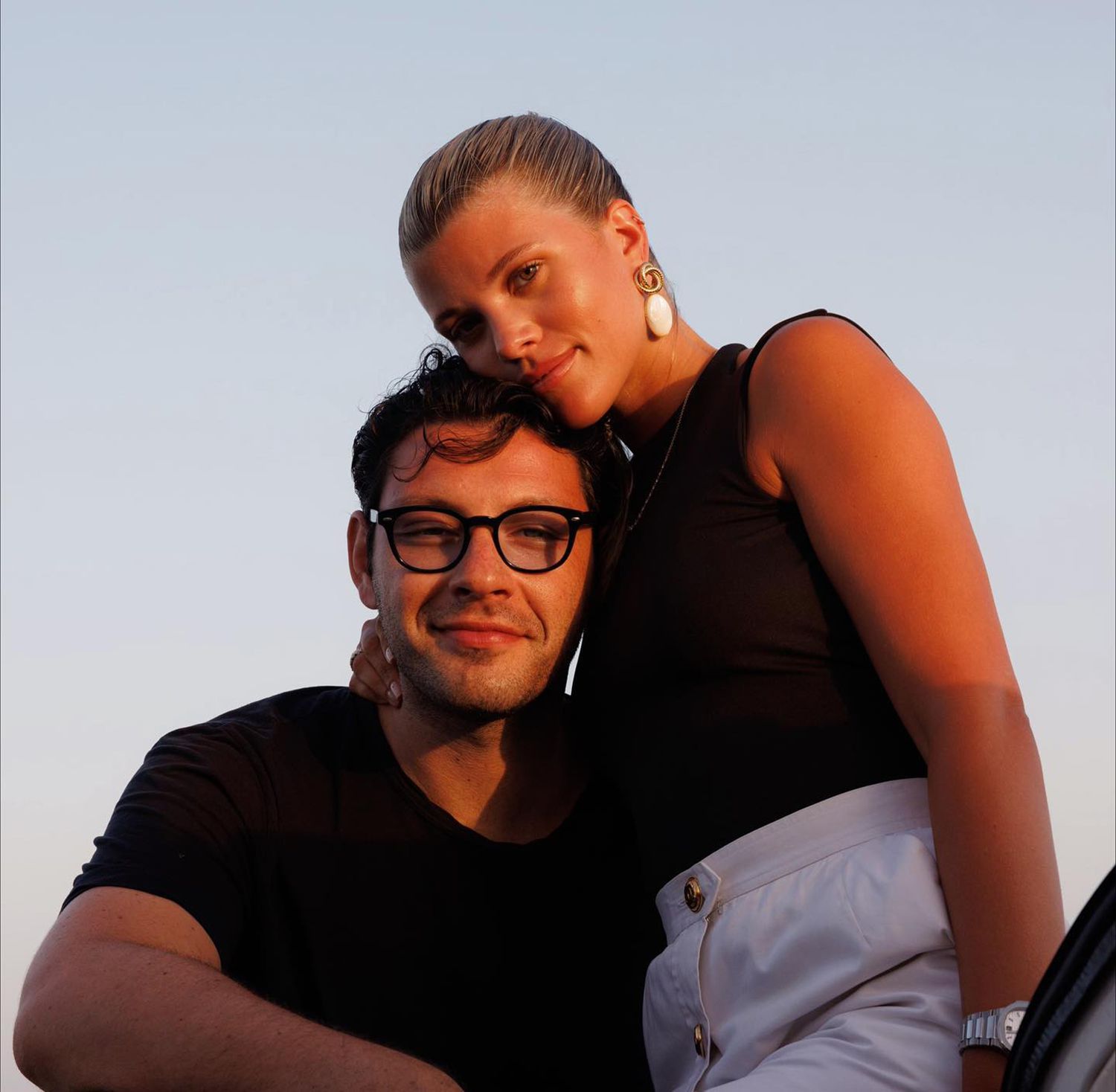 София Ричи поделилась снимками мужа с новорожденной дочерью