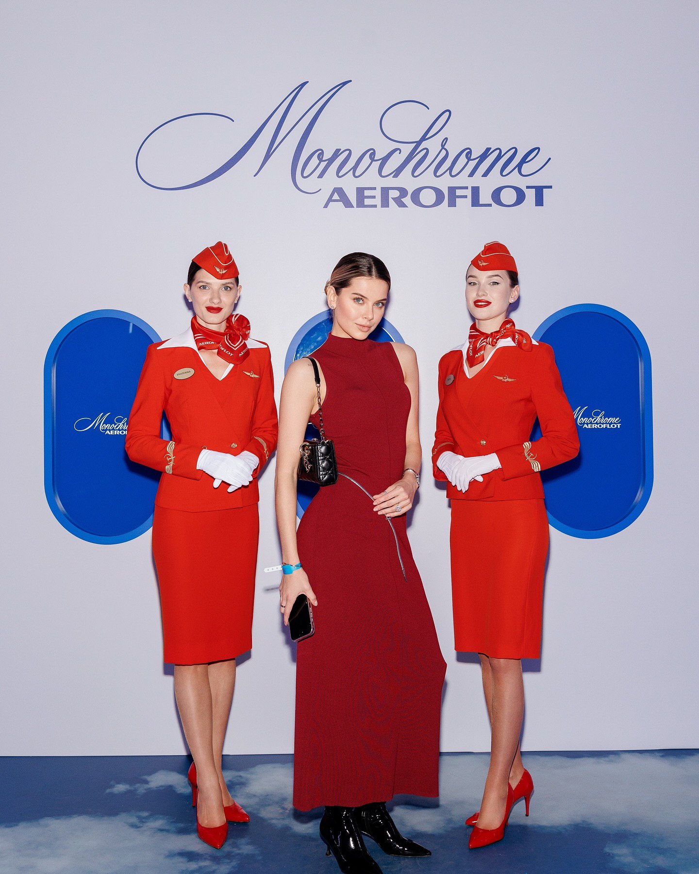 Лина Дембикова, Наталья Борисова, Слава Копейкин и другие посетили презентацию коллаборации MONOCHROME x AEROFLOT