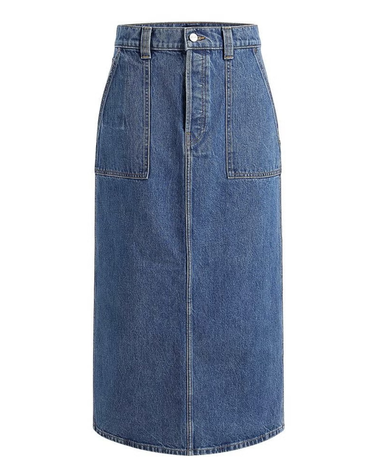 В преддверии весны вам пригодятся эти длинные джинсовые юбки