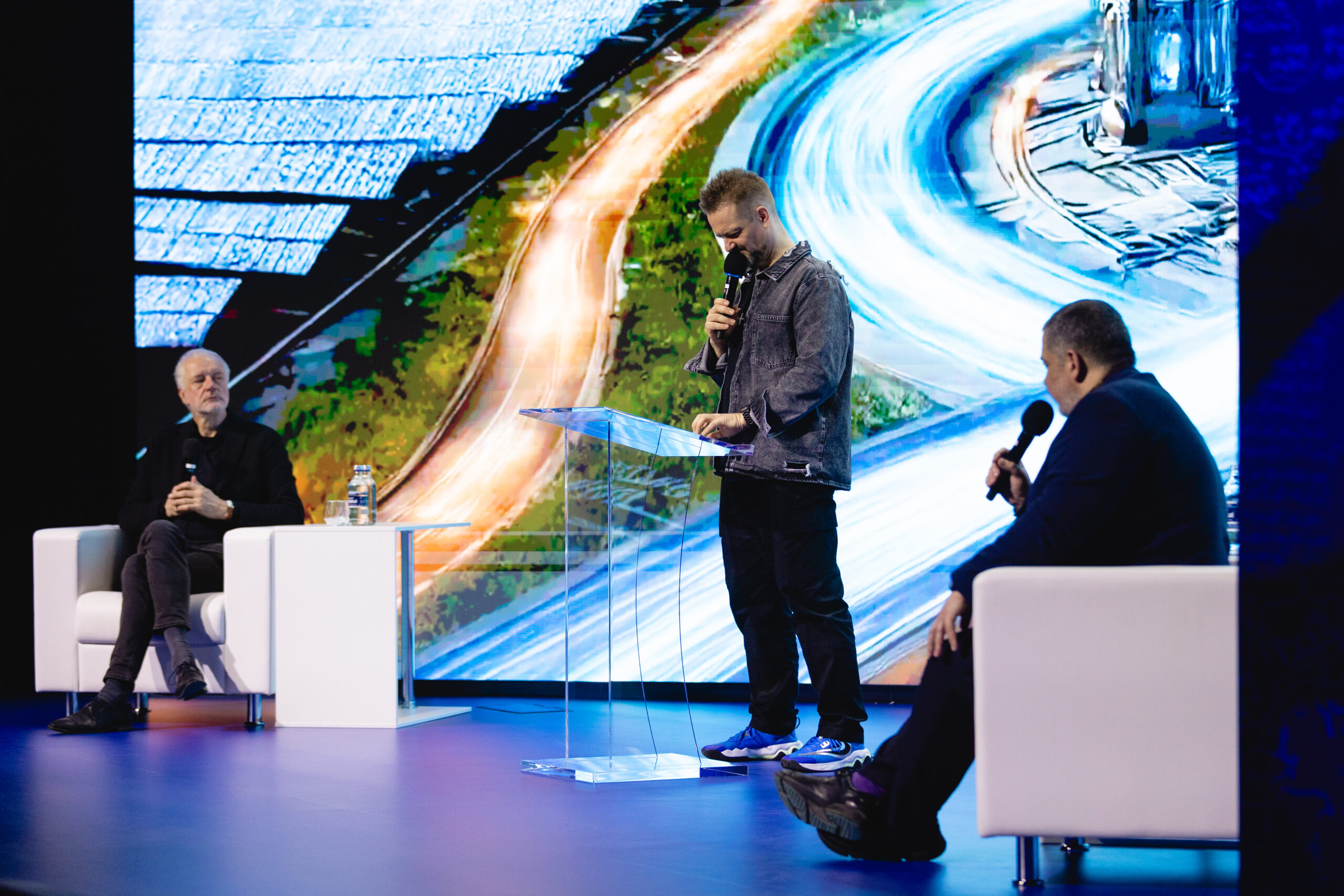 В музее «Атом» прошел баттл о будущем между ученым Алексеем Семихатовым и писателем Сергеем Лукьяненко