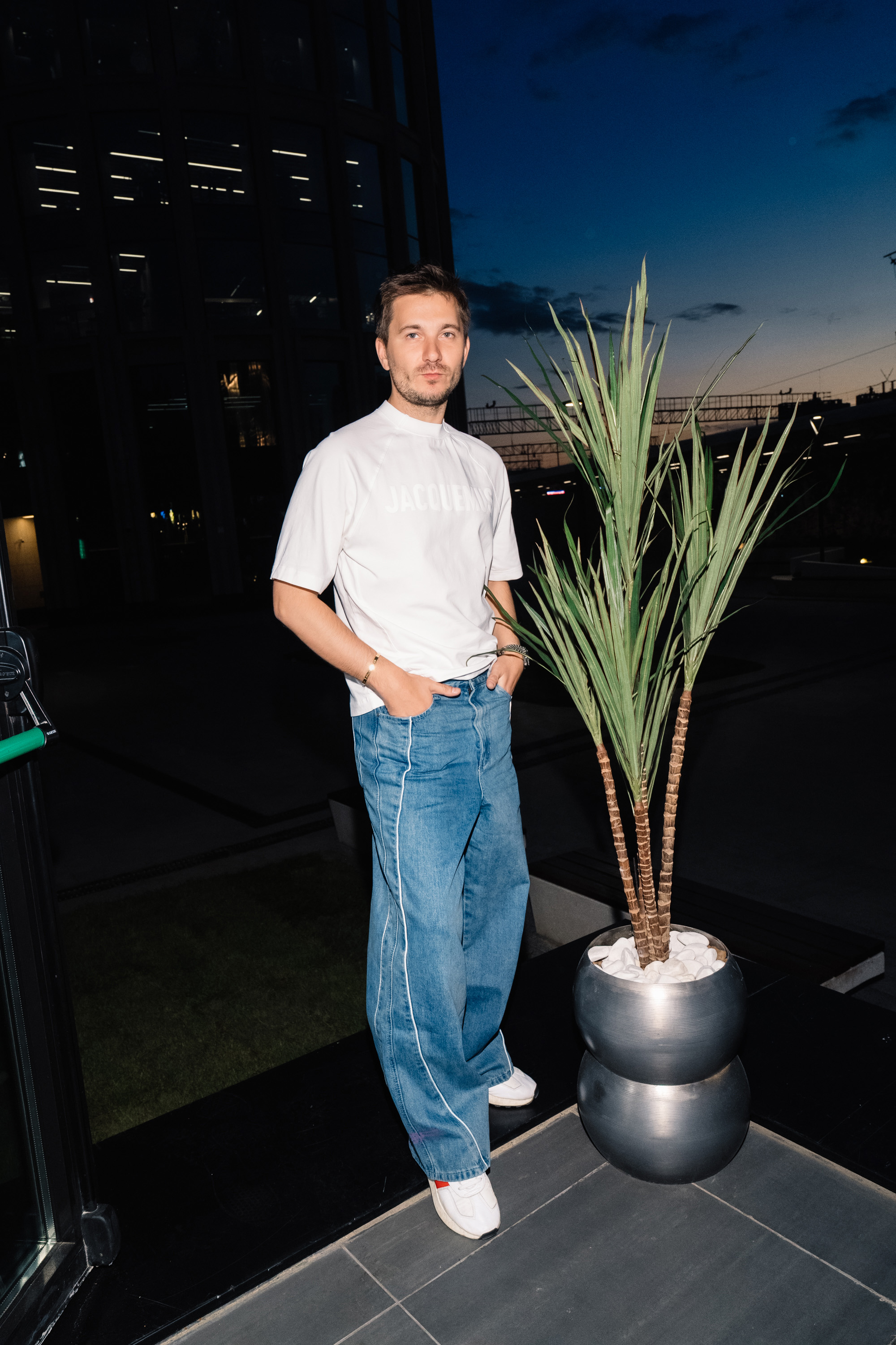 Ольга Ломакина, Никита Мазепин, Паулина Фирсова, Анна Скороходова на закрытом показе авторского подкаста инфлюенсера Люсьен «Ночью на кухне»