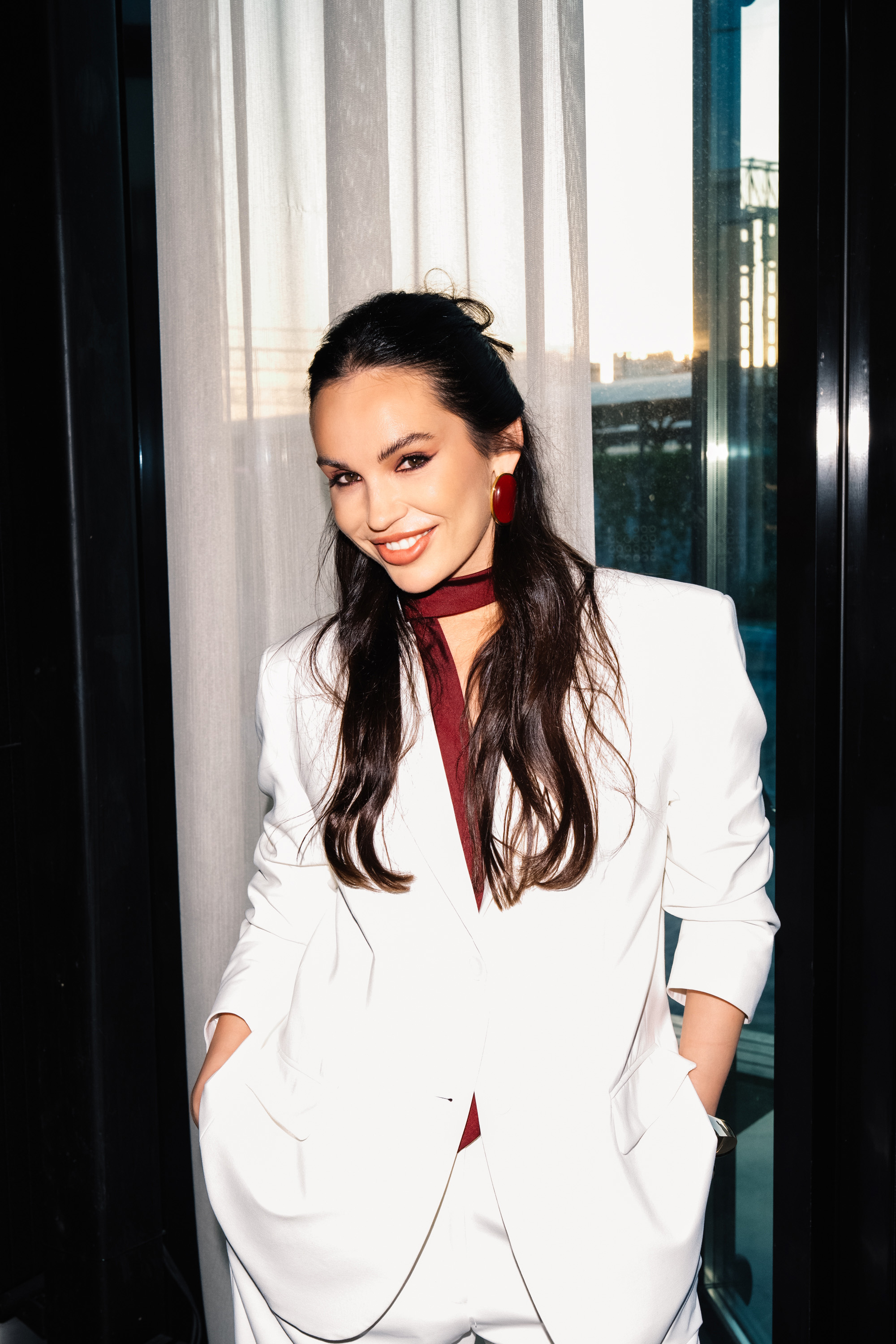 Ольга Ломакина, Никита Мазепин, Паулина Фирсова, Анна Скороходова на закрытом показе авторского подкаста инфлюенсера Люсьен «Ночью на кухне»